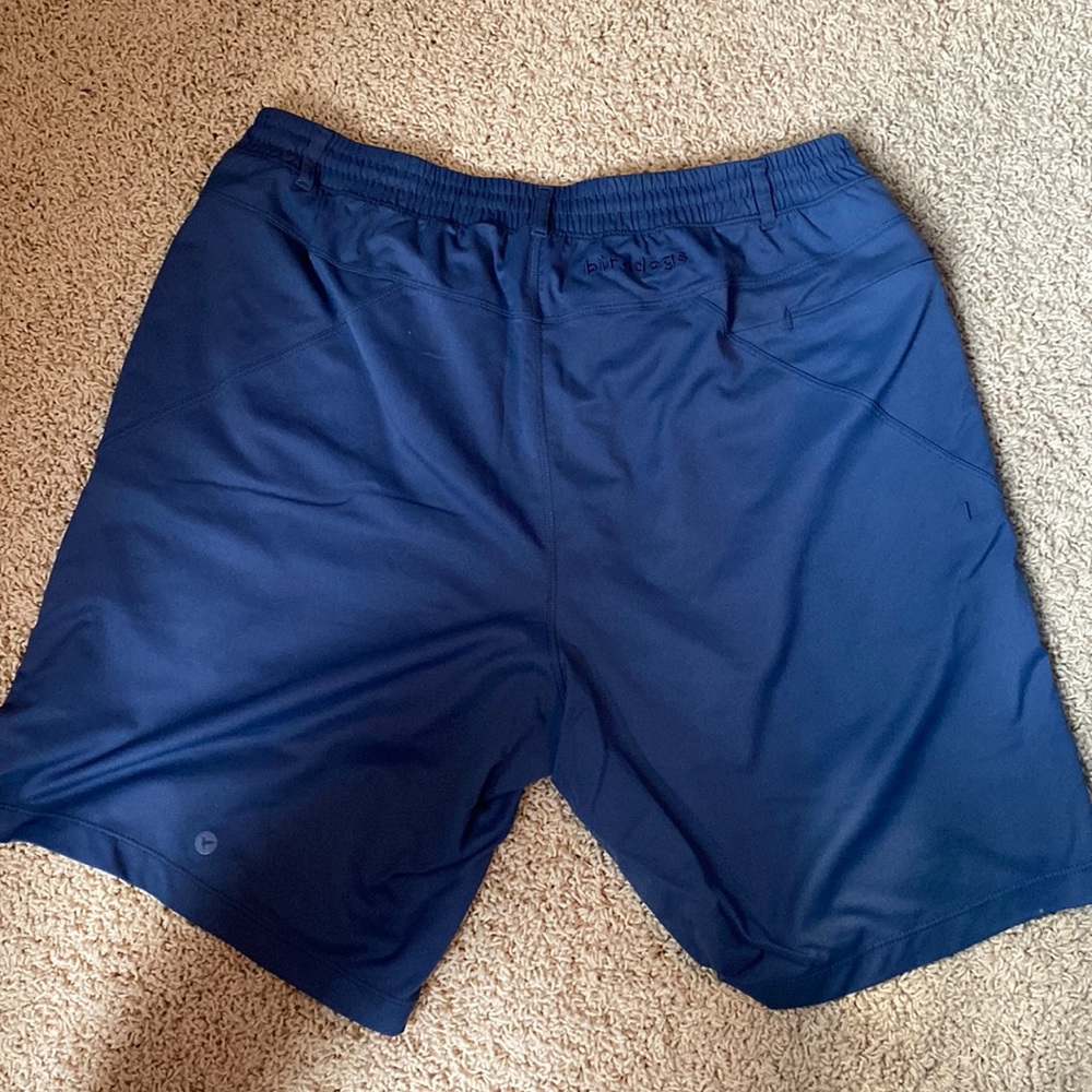 Navy Birddogs Shorts with inside liner. Size XL (34-36 waist)